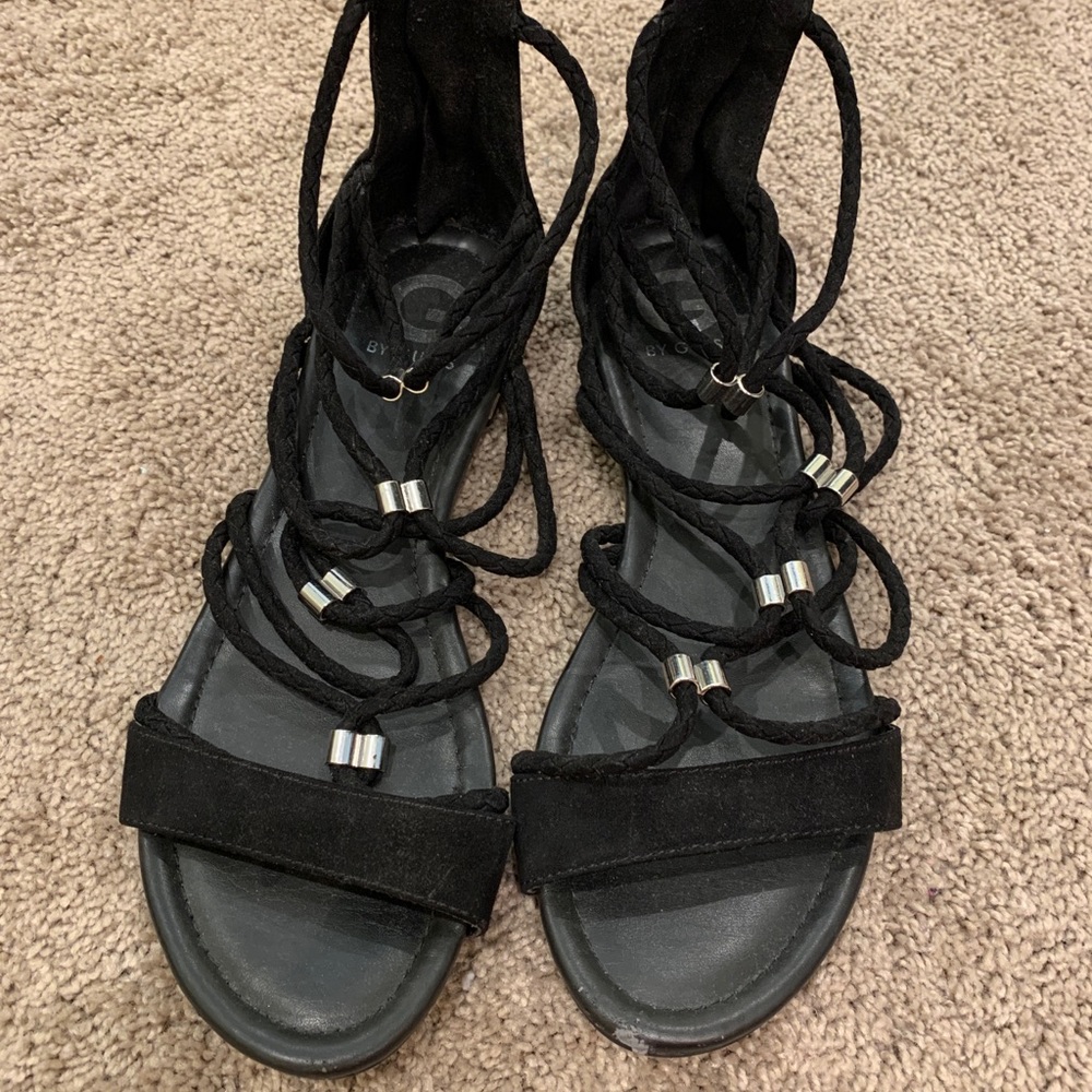 GUESS black sandals